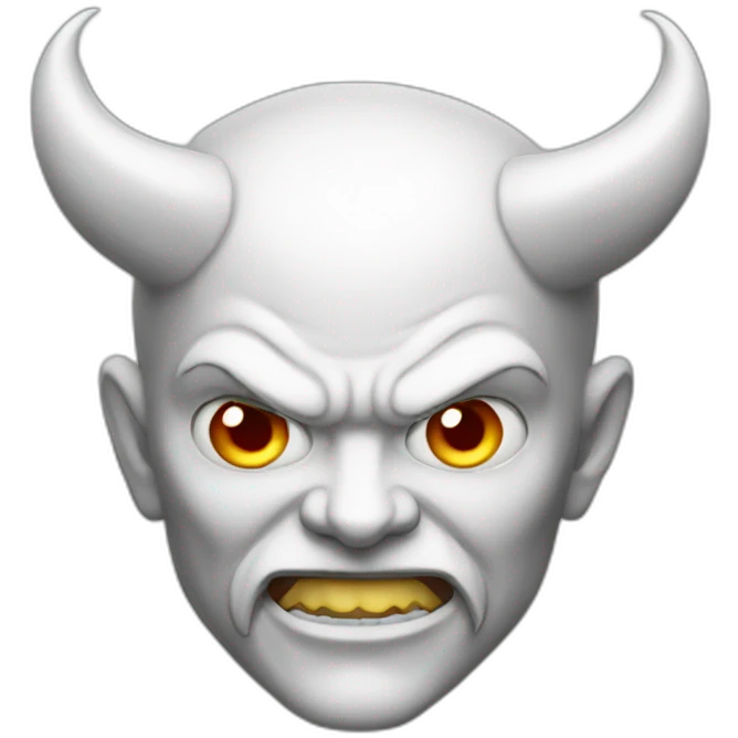 Devil White  emoji