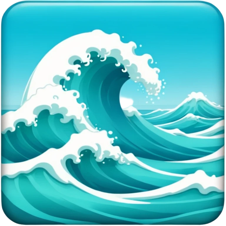 🌊✨ Endless waves, endless peace emoji