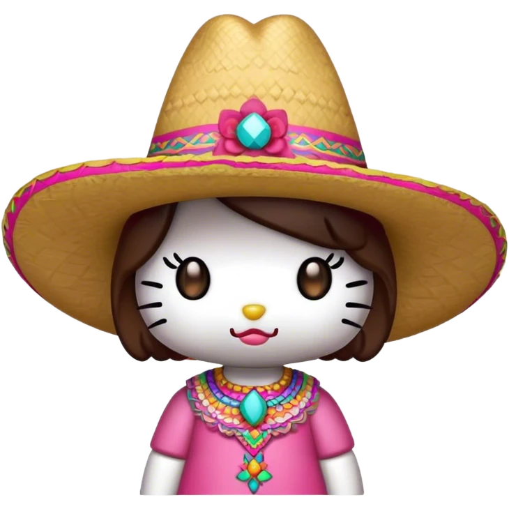 Hello kitty Mexican  emoji
