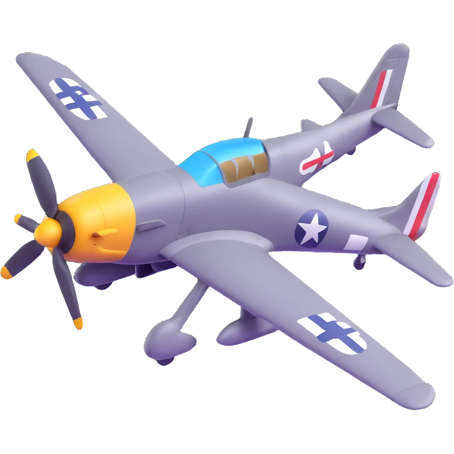 WW2 fighter aircraft emoji