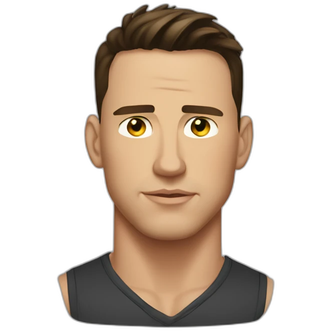 Channing Tatum serious emoji