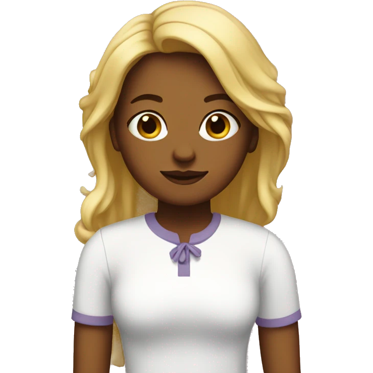 I'm just a girl emoji