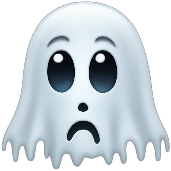 Ghost face emoji