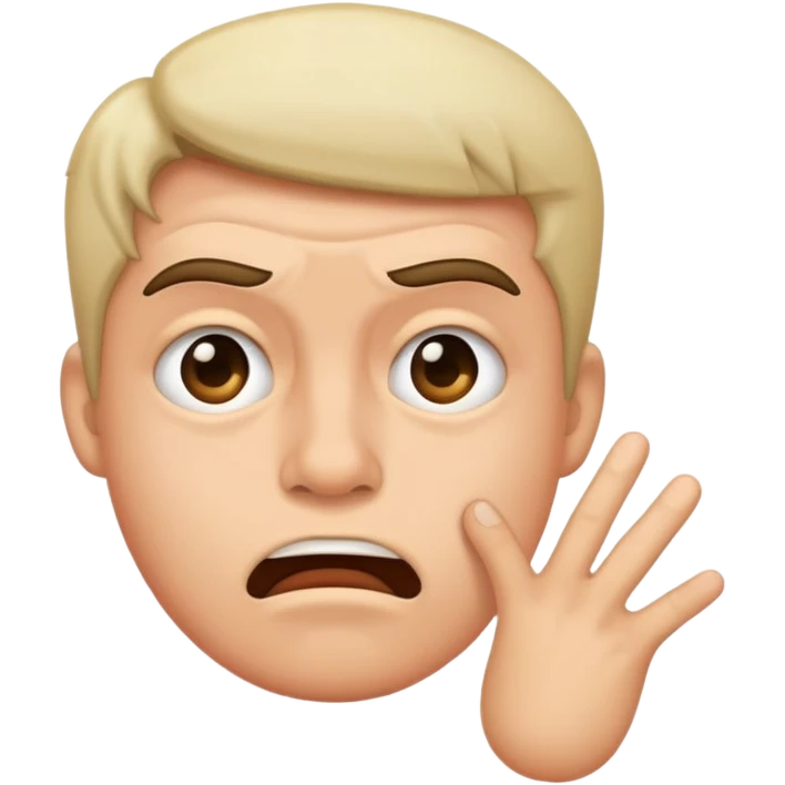 Stank face emoji