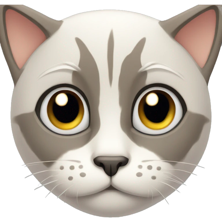 cat with focused eyes emoji