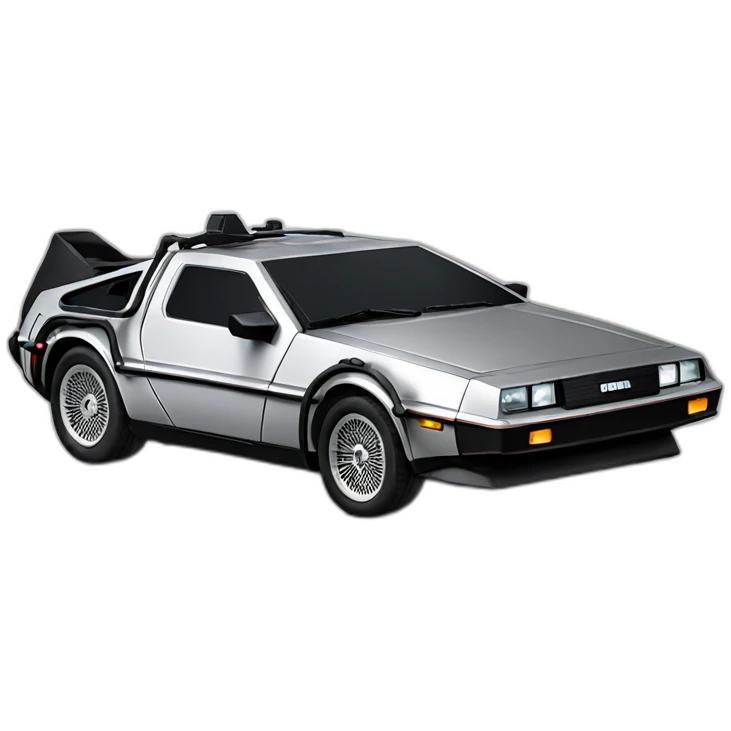 delorean emoji