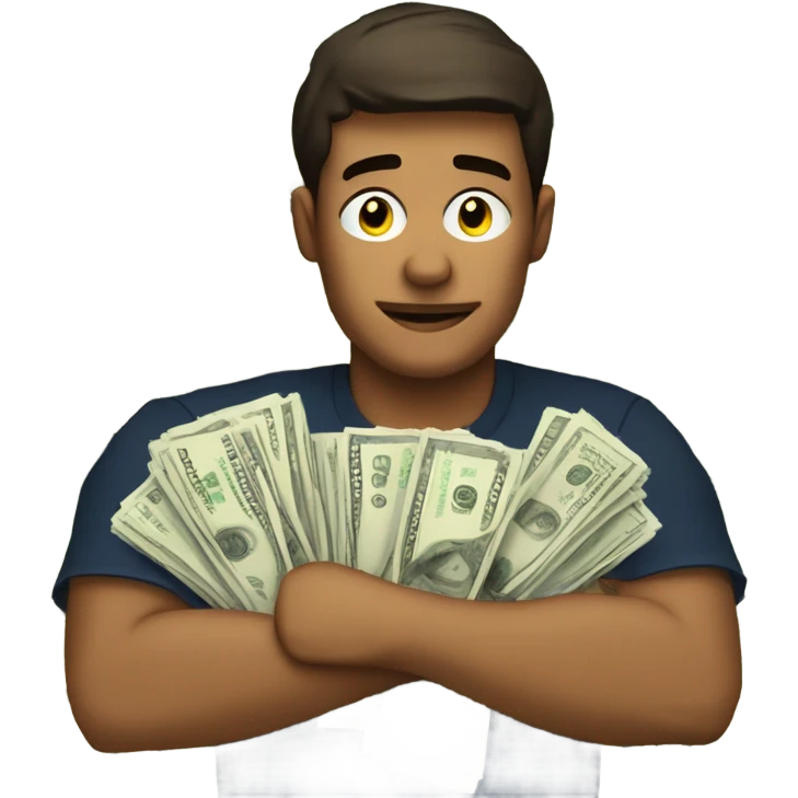 greedy money emoji