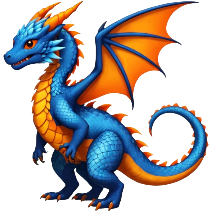 Dutch-Angel-Dragon-Salandit-Drudigon-fusion-animal-creature, full body  emoji