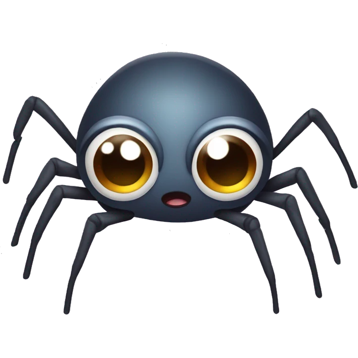 spider with cute eye emoji