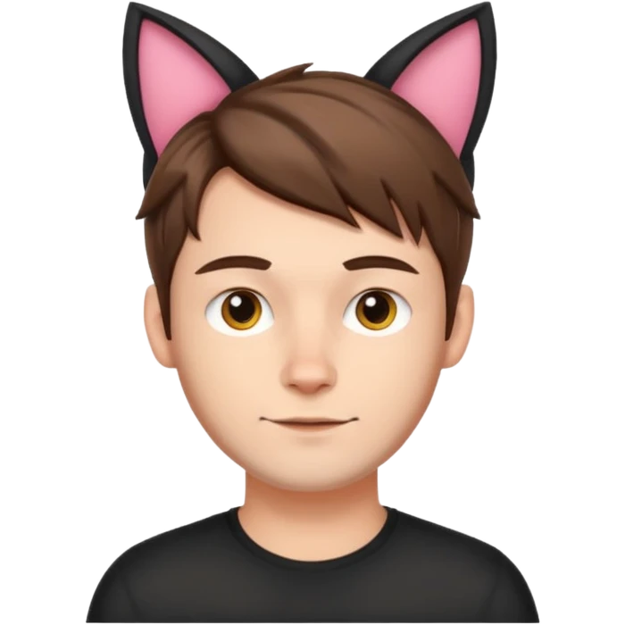 german guy with cat ears emoji