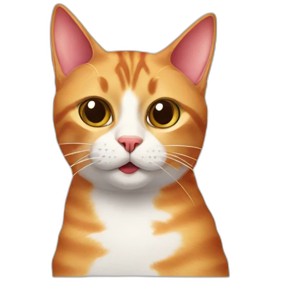 Spanish cat with a jamon emoji