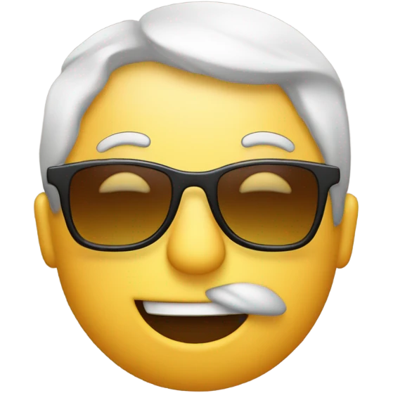 Flushed faced emoji lowering sunglasses  emoji