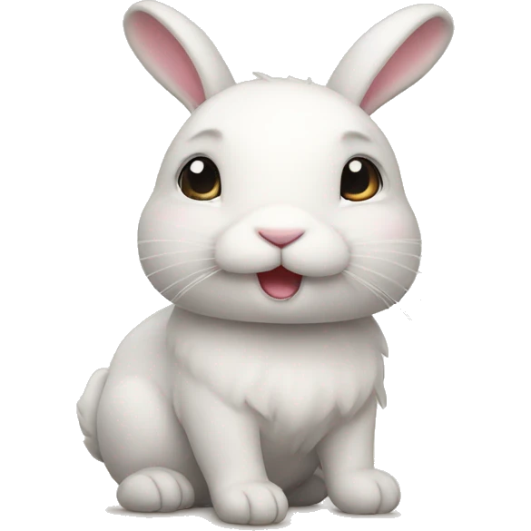 a cute rabbit emoji