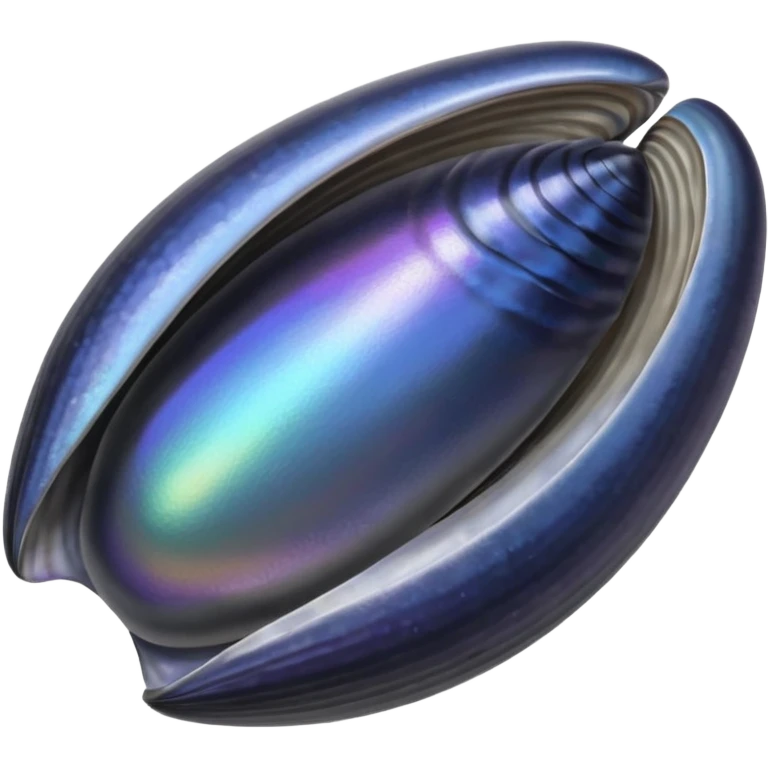 mussel, shell emoji