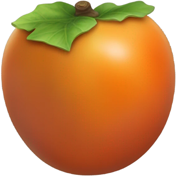 persimmon  emoji