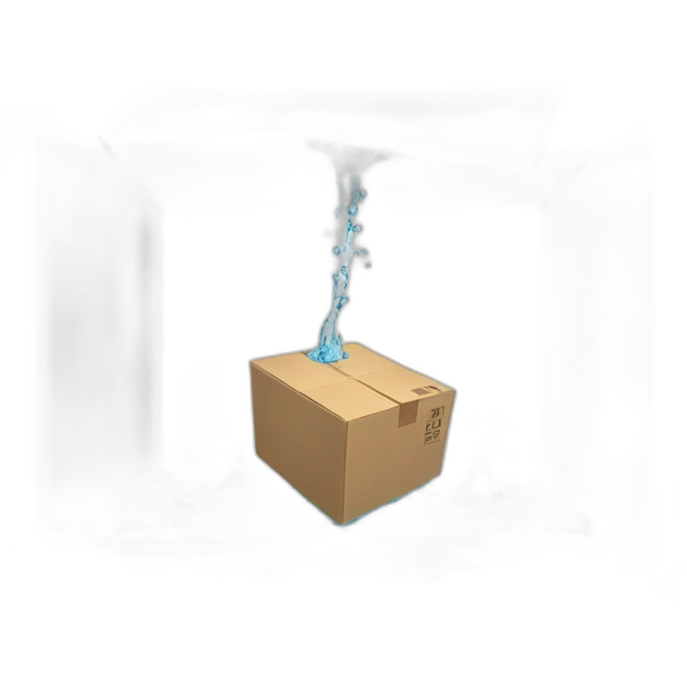 box sinking in water emoji