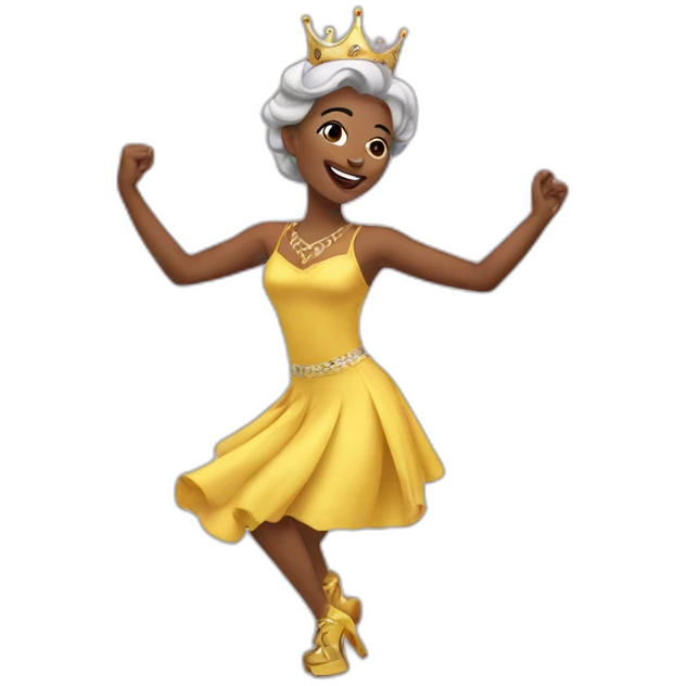 dancing queen emoji