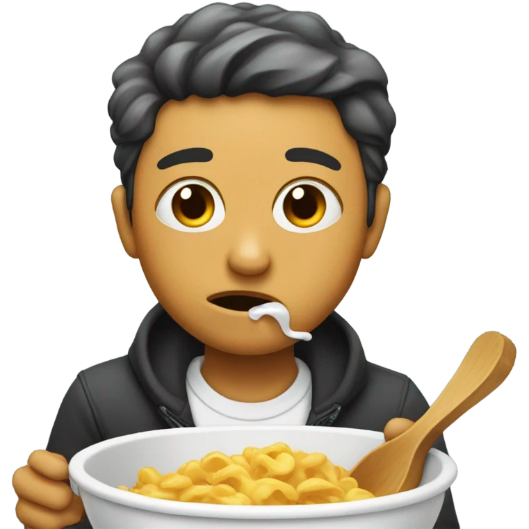 crying while eating emoji