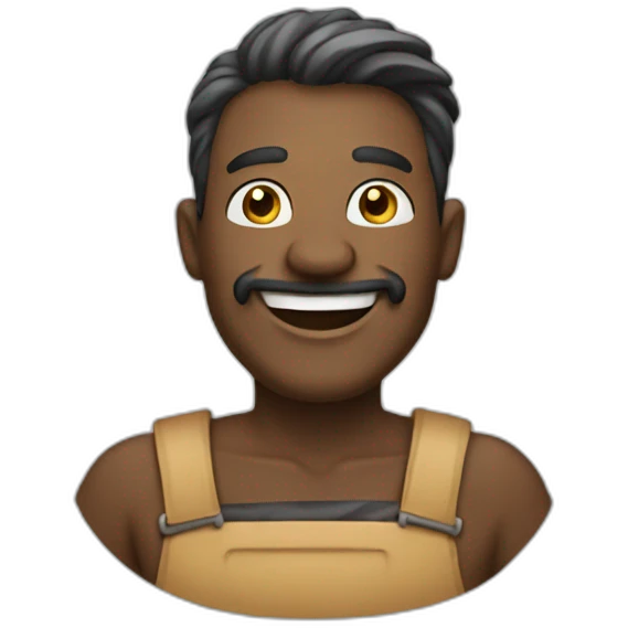 Happy merchant emoji