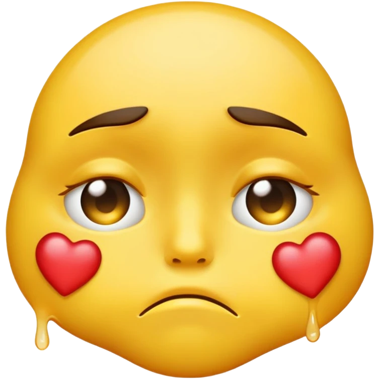 Sad kiss emoji  emoji