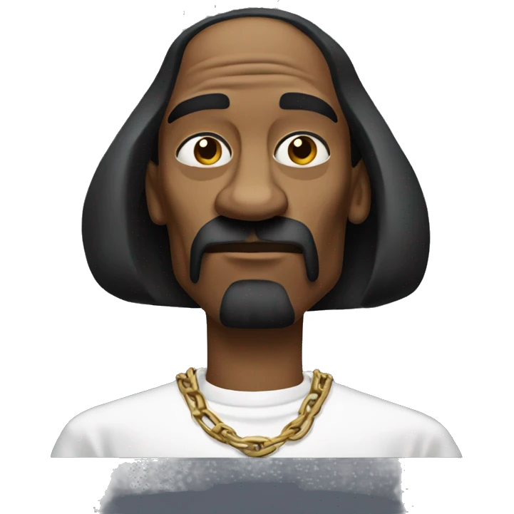 Snoop dog being serious emoji