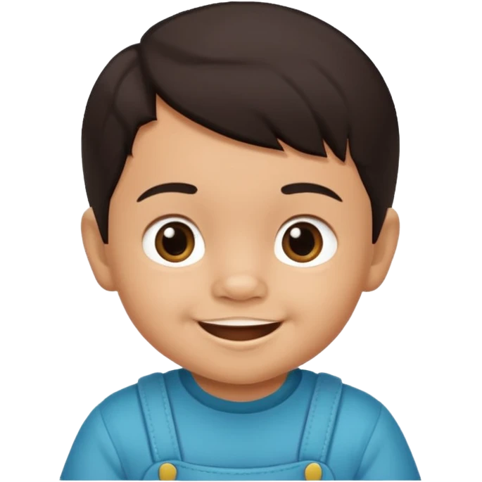 A mexican baby boy whose age is between 0 to 2 years emoji