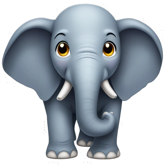 happy elephant emoji