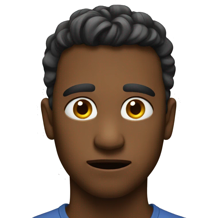 Nervous but curious  emoji
