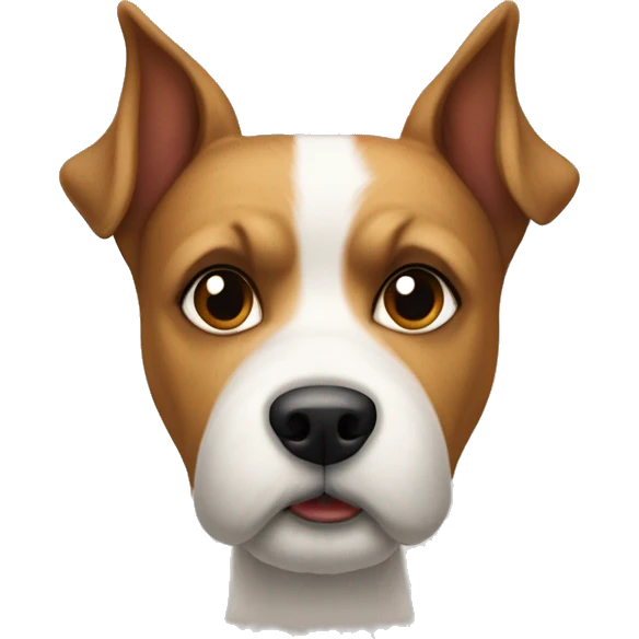 West terrier rot weiler mix  emoji