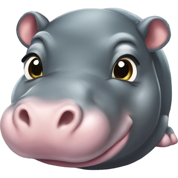 baby pygmy hippo emoji