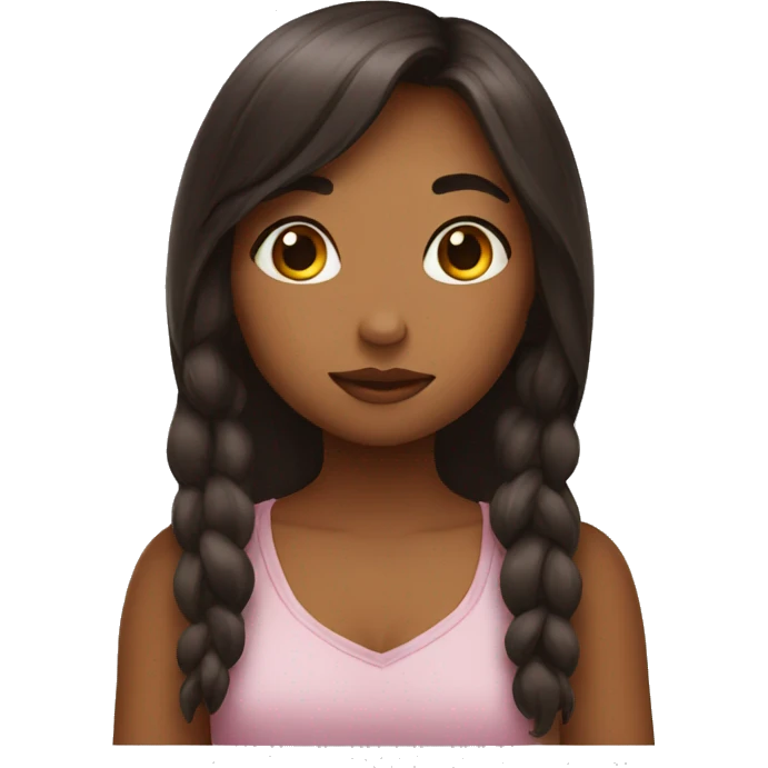 the girl sends a kiss emoji