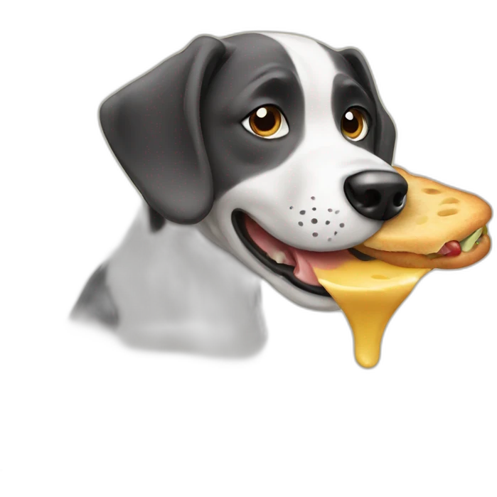 Dog eating emoji