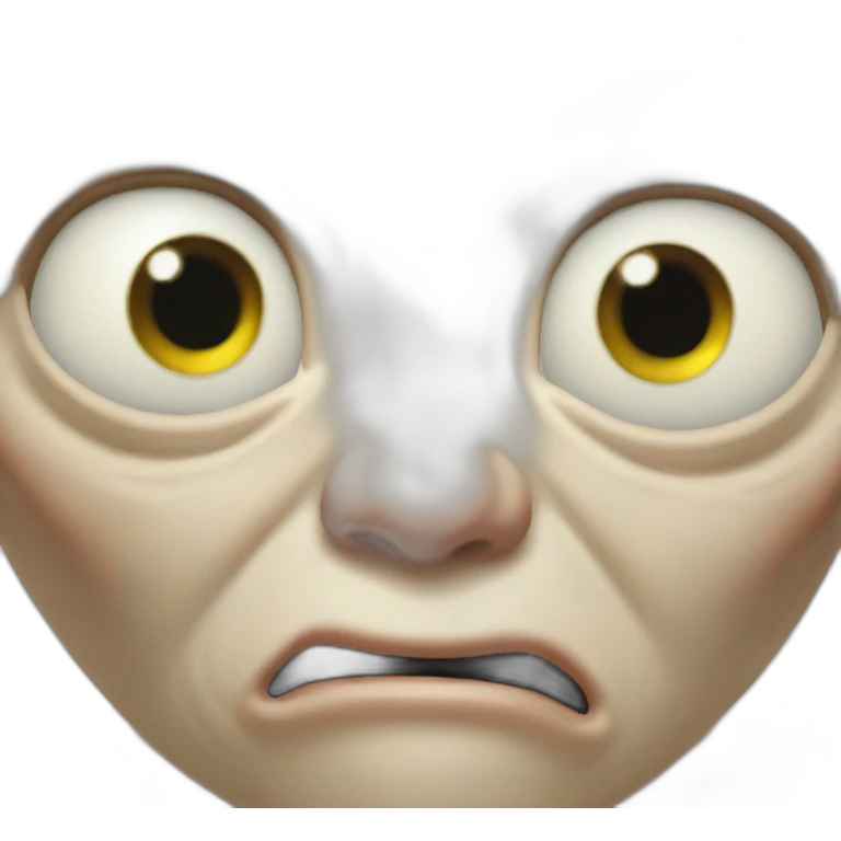 Gollum crying emoji