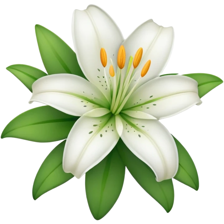 Lily flower  emoji