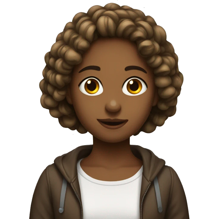 ragazza con tanti brufoli emoji