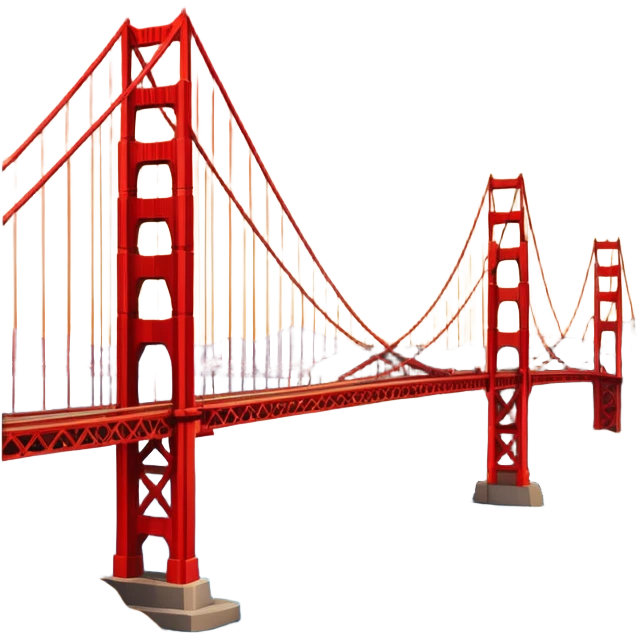 Golden Gate Bridge 🌉 in frame emoji