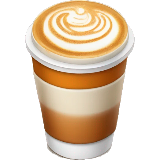 Pumpkin spice latte emoji