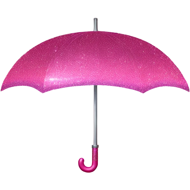 Pink ombre umbrella with glitter  emoji