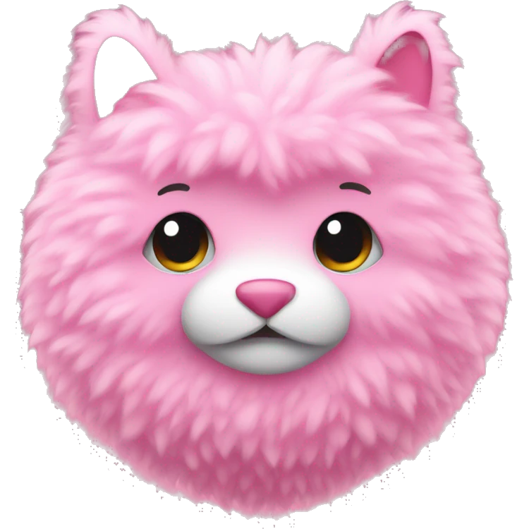 pink fluffy heart emoji