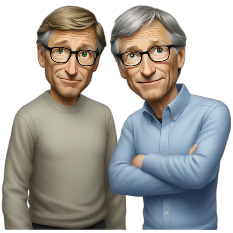 bill gates fighting steve jobs emoji