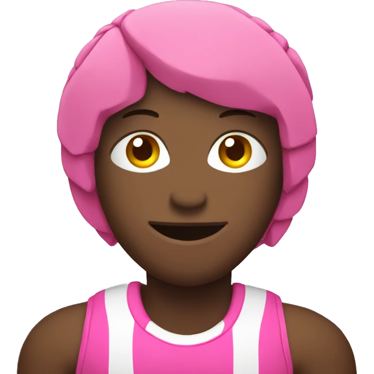 Pink volleyball  emoji