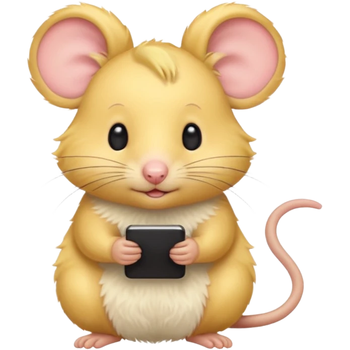 yellow haired mice emoji