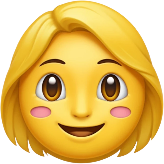 Maracujá estilizado, amarelo vibrante, carinha fofa e expressiva, traços simples em estilo emoji, fundo transparente. emoji