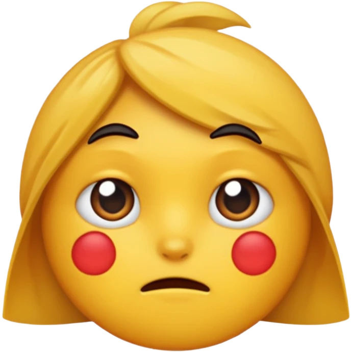 A naked girl without a braw and underwear that's humping a man emoji