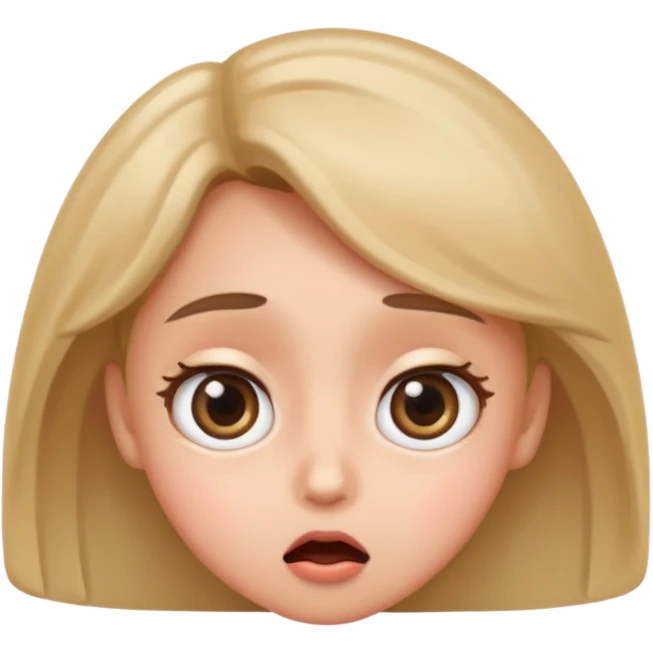 The 😳 emoji with big eyes emoji
