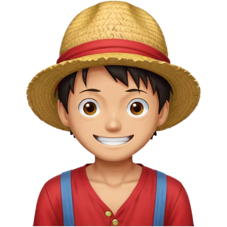 Luffy from one piece emoji