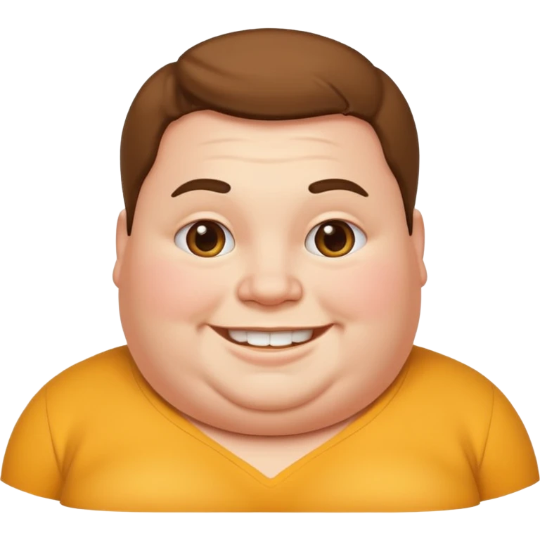 Fat person  emoji