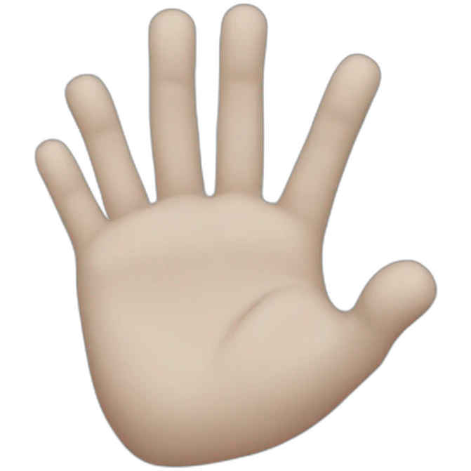 Hand emoji