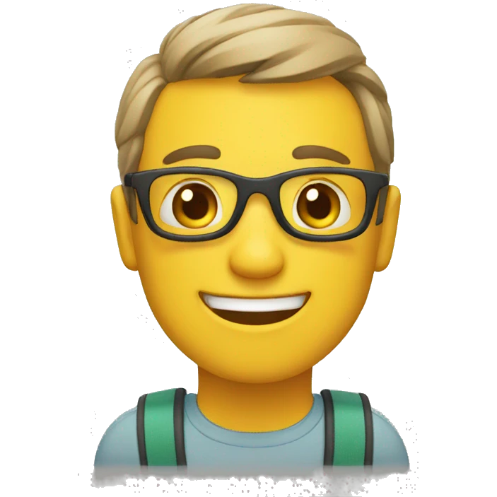 Happy traveler emoji