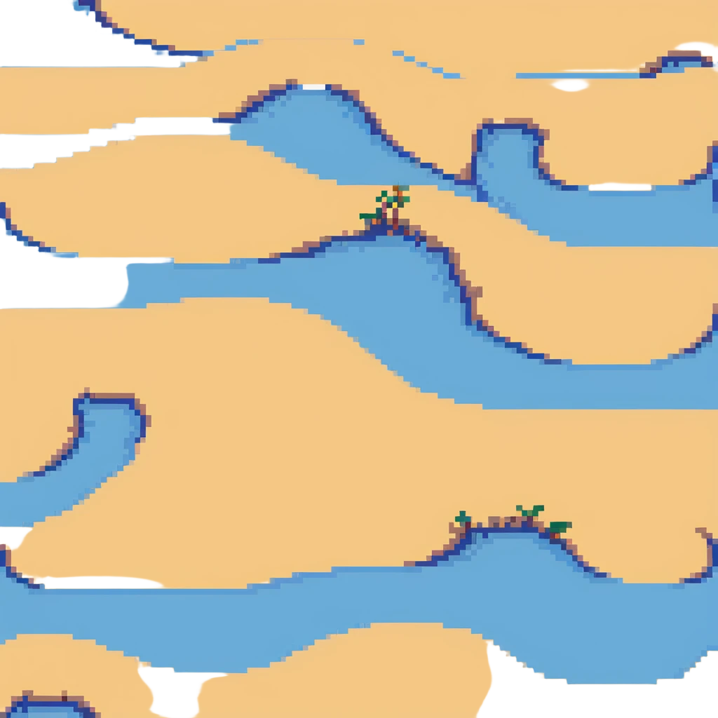 bright orange sand dunes with clear sky emoji
